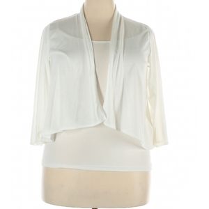 Michelle Lynn Cardigan | Size 2X | White